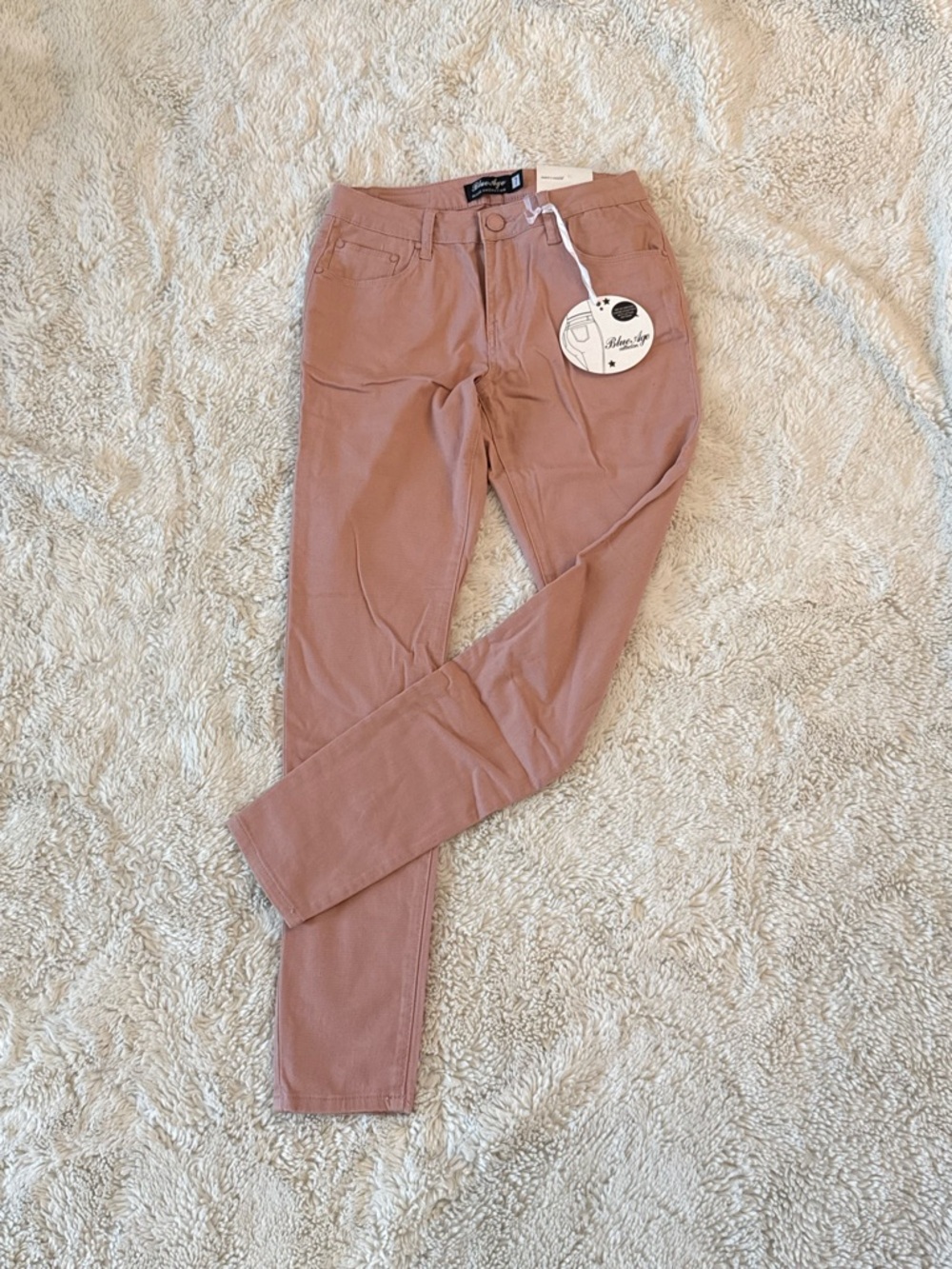 Women’s Skinny Jeans - Mauve Pink